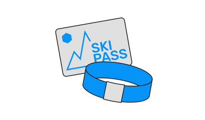 Carica lo skipass sul bracciale