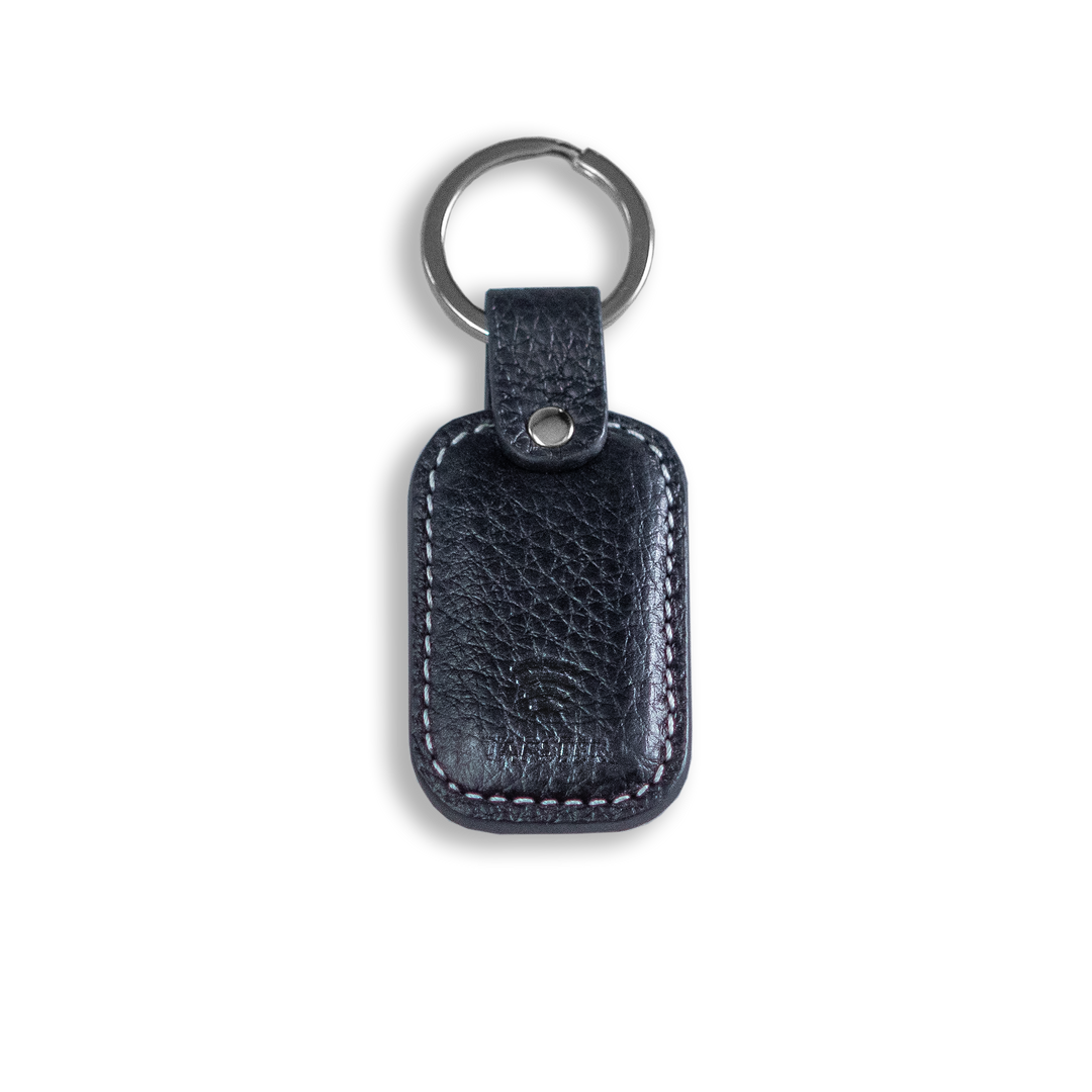 TAPSTER Leather Keyring Black